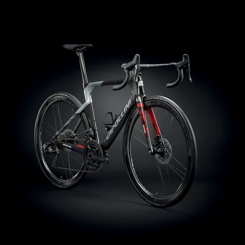 RB1K AD.ONE - CARBON-ANTHRACITE-RED SHINY 22 – MCipollini